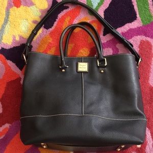 New Dooney Bourke black leather handbag